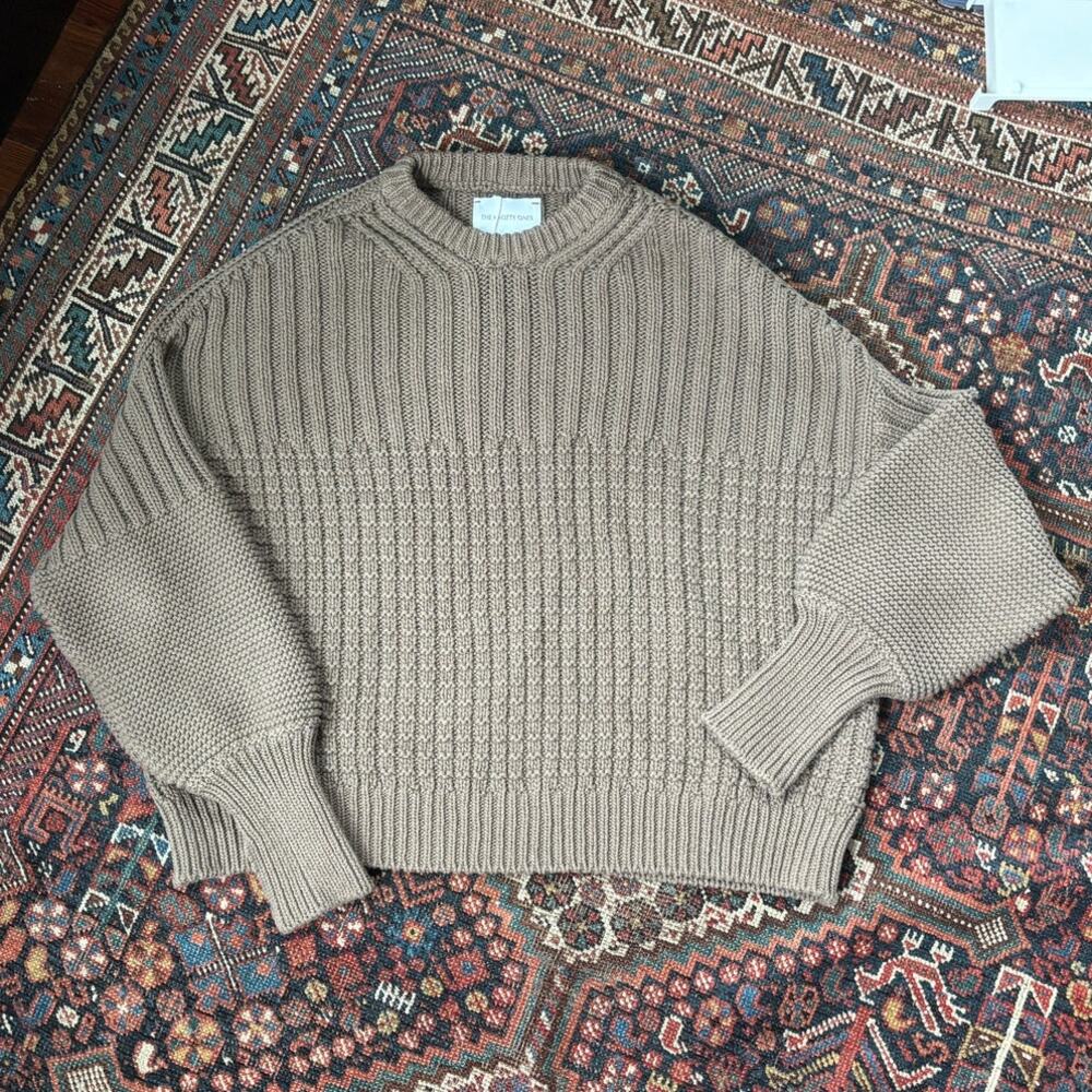 The Knotty Ones Delcia Earth Brown Organic Cotton Sweater